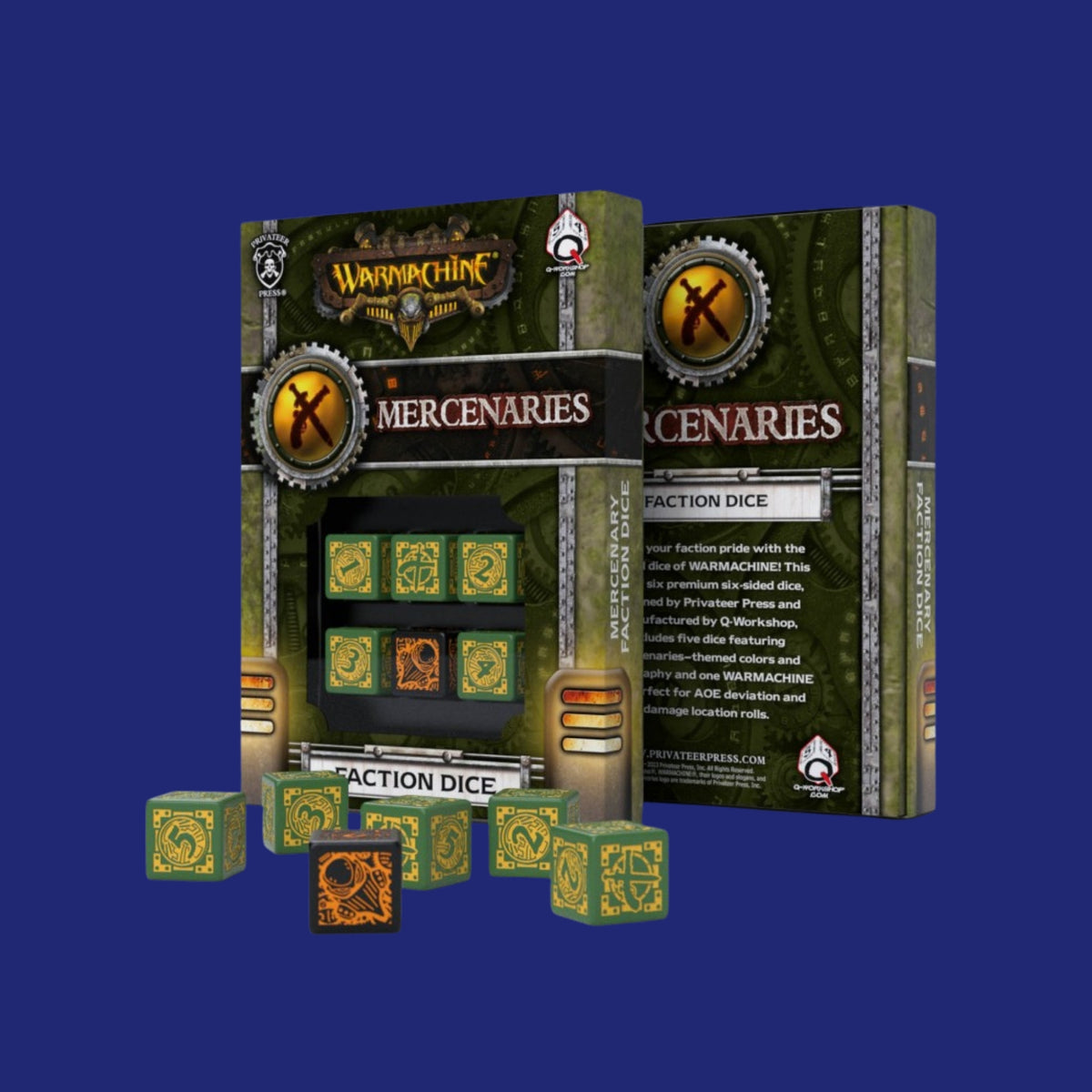 QW - Warmachine Mercenaries Faction D6 - 123JEUX