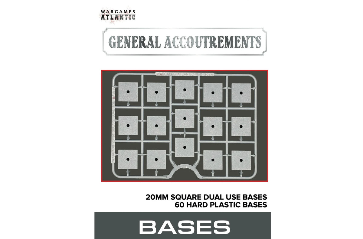 WargamesAtlantic :  20mm Dual Use Bases (X60)