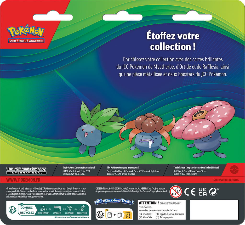 Pokémon : pack 2 boosters Mars 26 (Blister)(Limité à deux exemplaires maximum par client)(EN STOCK)