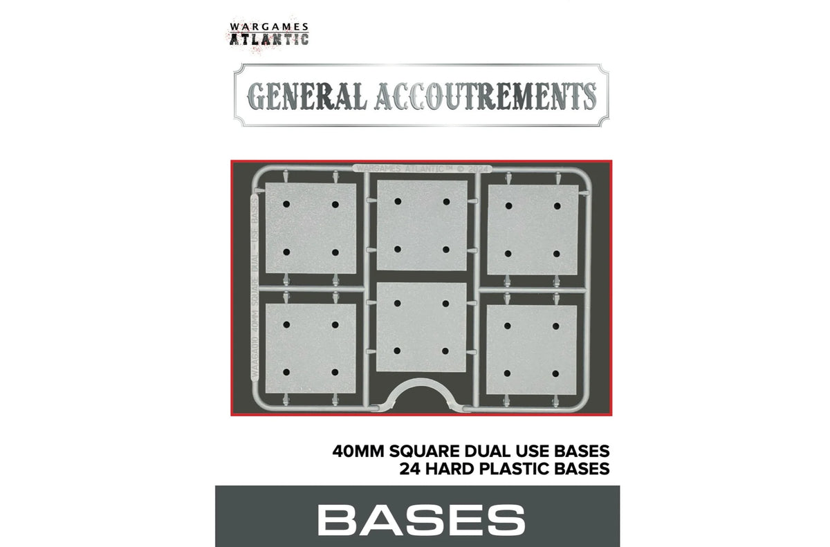 WargamesAtlantic :  40mm Dual Use Bases (X24)