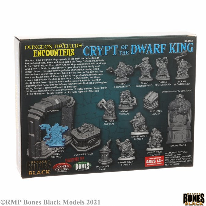 Reaper Miniatures : Coffret La Crypte du Roi Nain