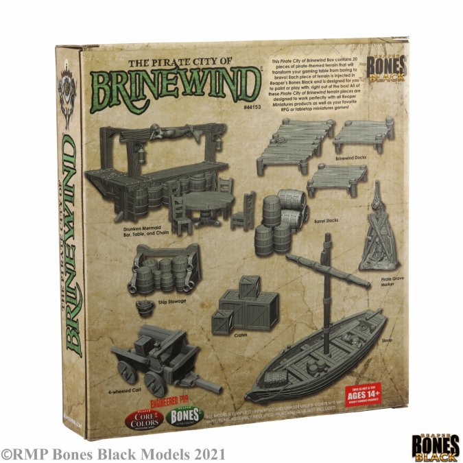 Reaper Miniatures : Coffret Pirate City of Brinewind