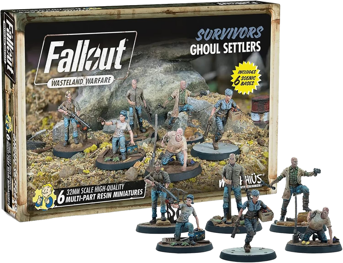 Fallout Wasteland Warfare - Survivors - Ghoul Settlers (The Slog) (Précommandes jusqu’au 07/03/2025)