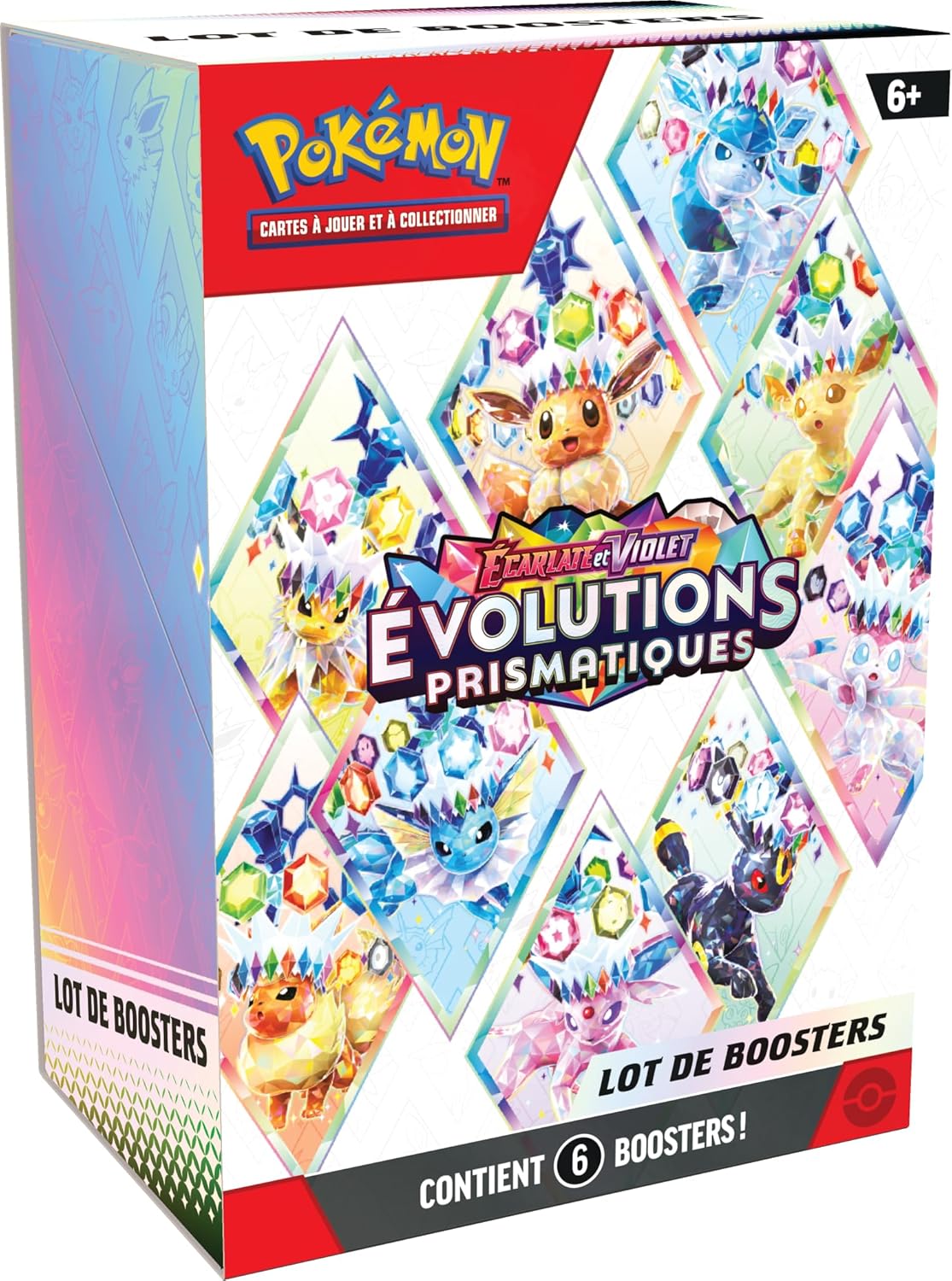 Pokémon EV8.5 : Bundle - 6 boosters Évolutions Prismatiques (EN STOCK)