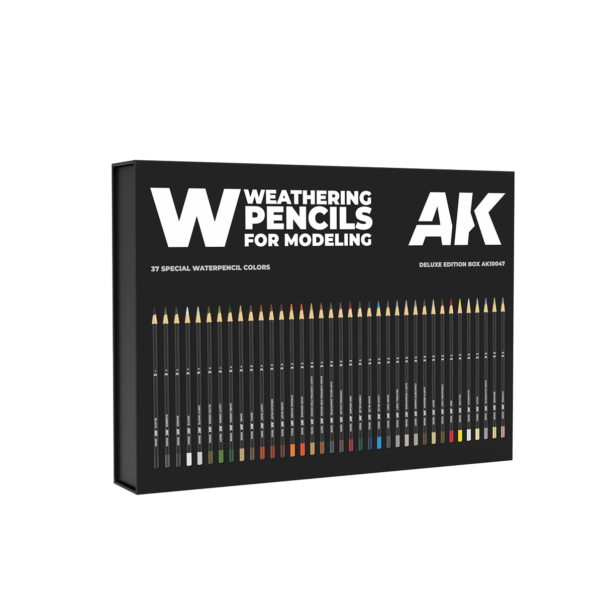 Watercolor - Weathering pencils deluxe édition box (37 waterpencil colors)