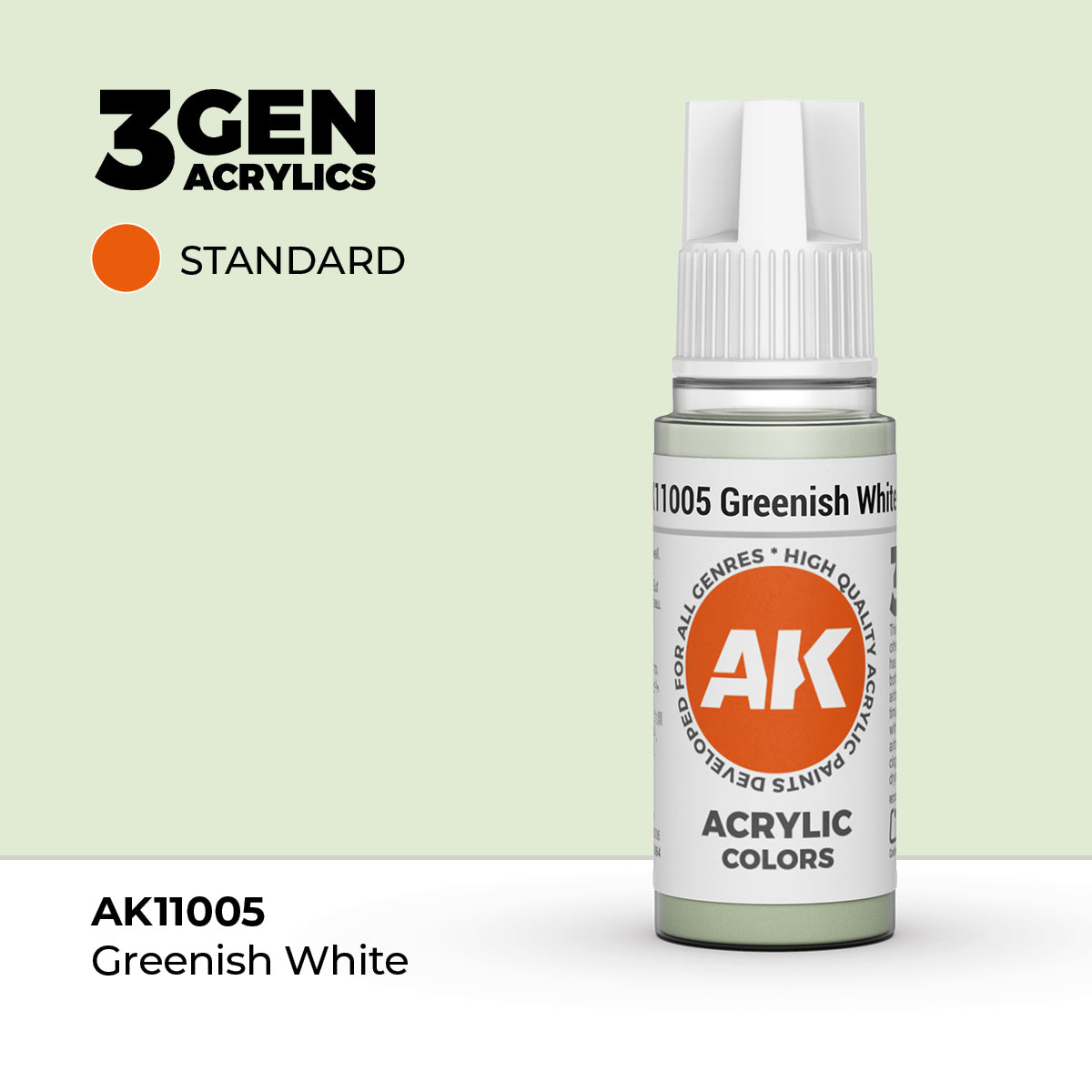 AK- 3GEN- Acrylics- Greenish White 17ml