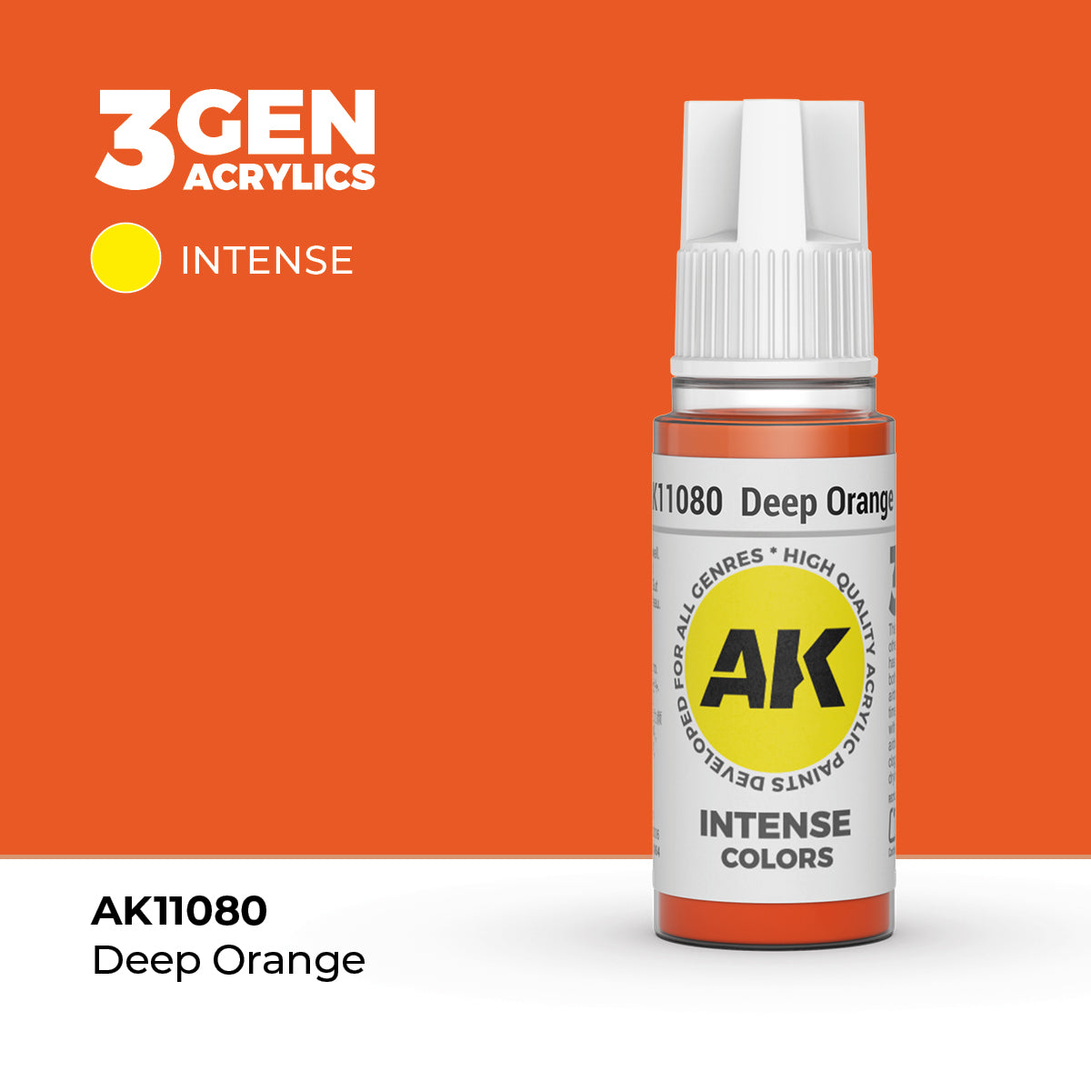 AK- 3GEN- Acrylics- Deep Orange 17ml