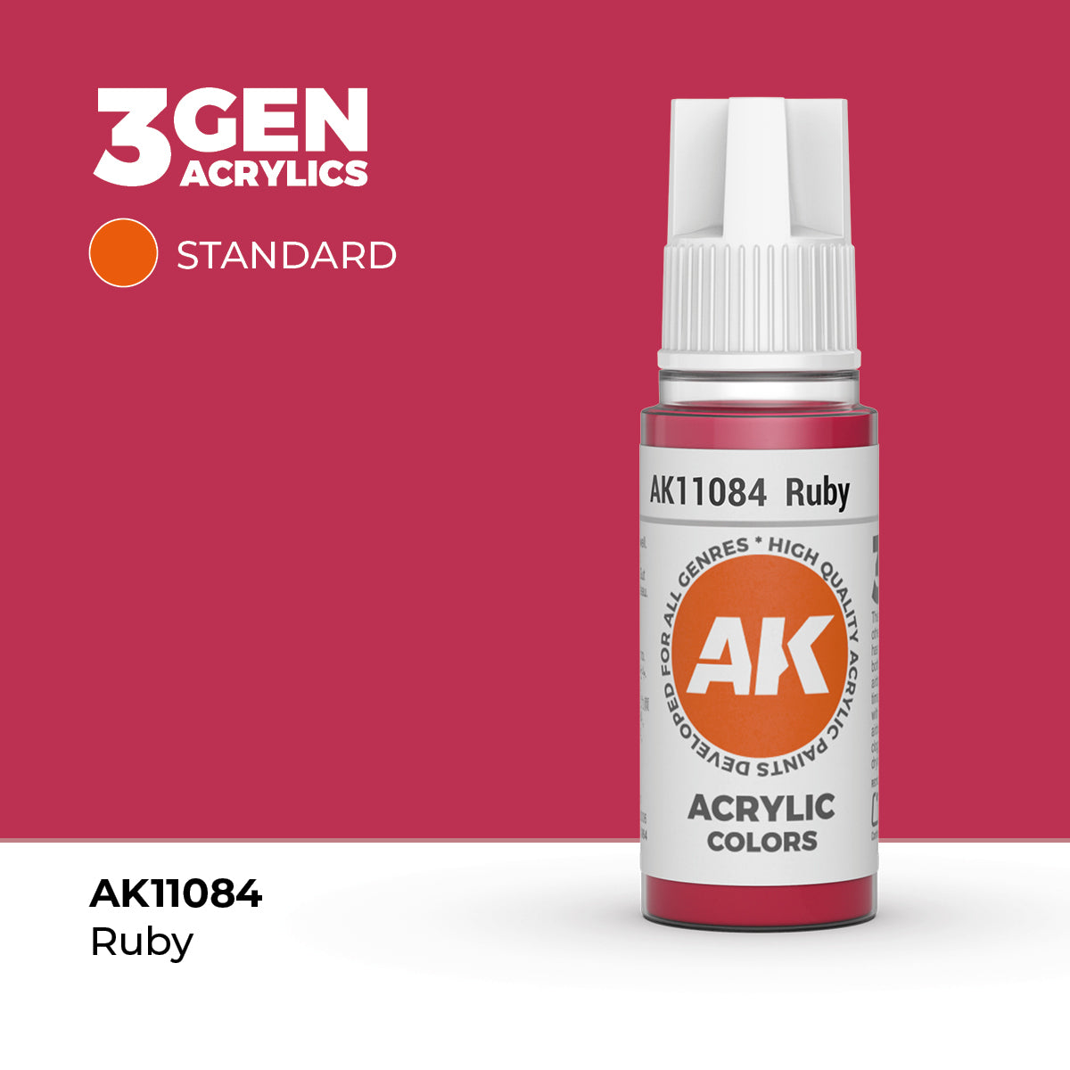 AK- 3GEN- Acrylics- Ruby 17ml