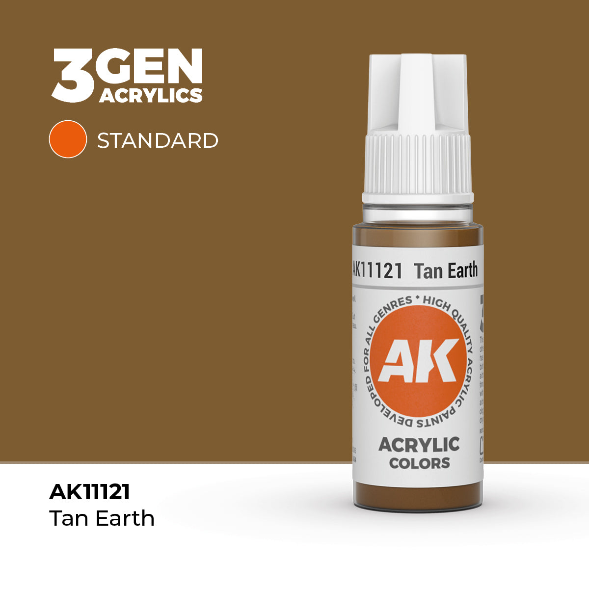 AK- 3GEN- Acrylics- Tan Earth 17ml