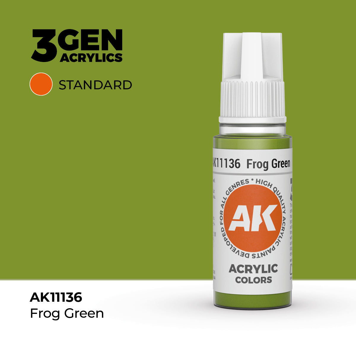 AK- 3GEN- Acrylics- Frog Green 17ml