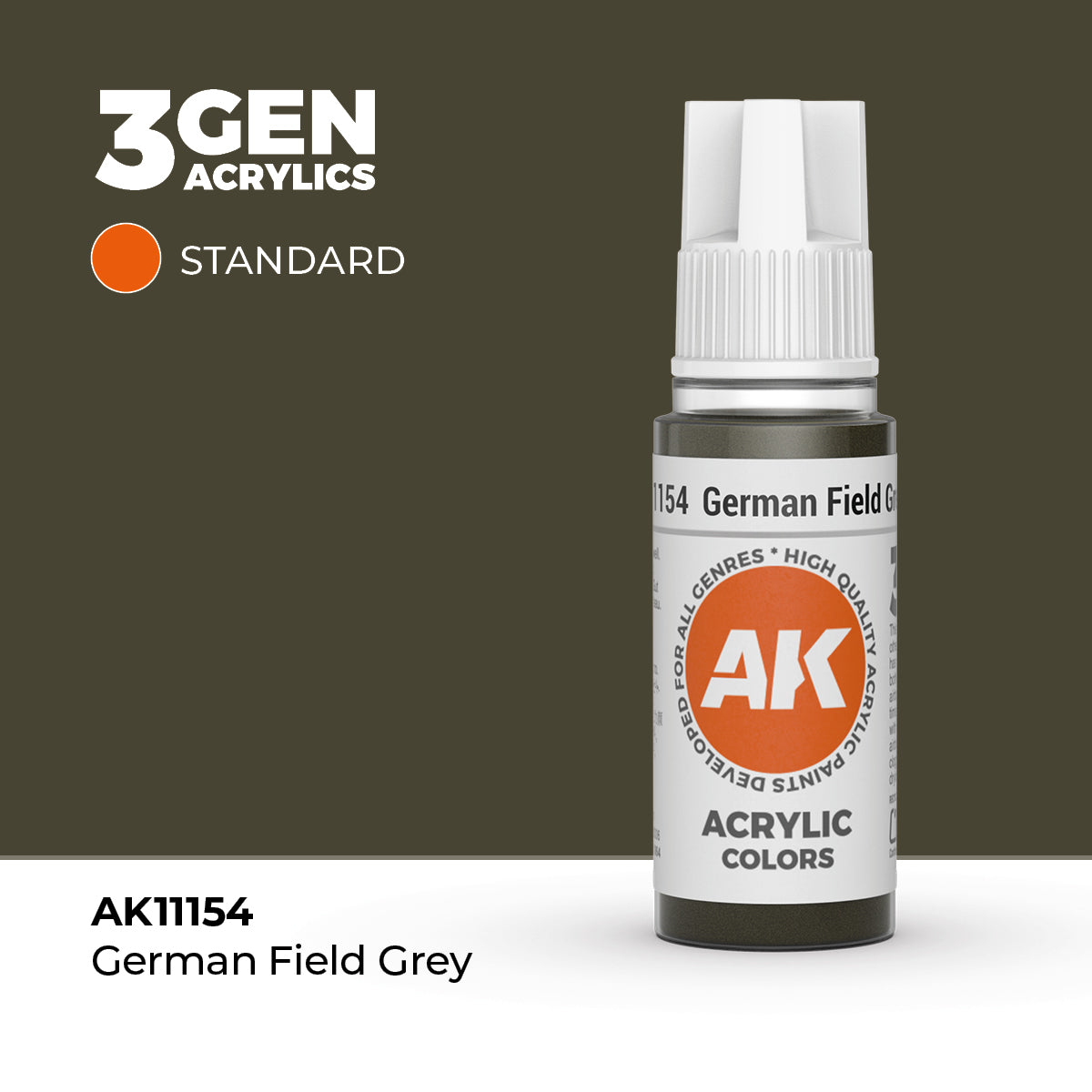 AK- 3GEN- Acrylics - German Field Grey 17ml