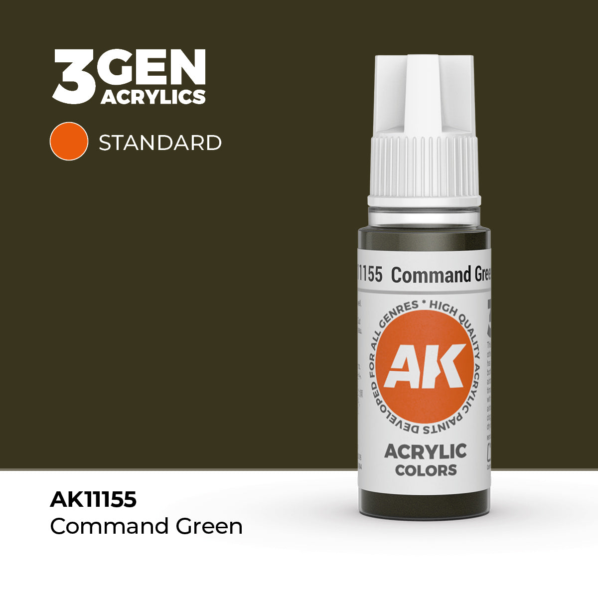 AK- 3GEN- Acrylics - Command Green 17ml