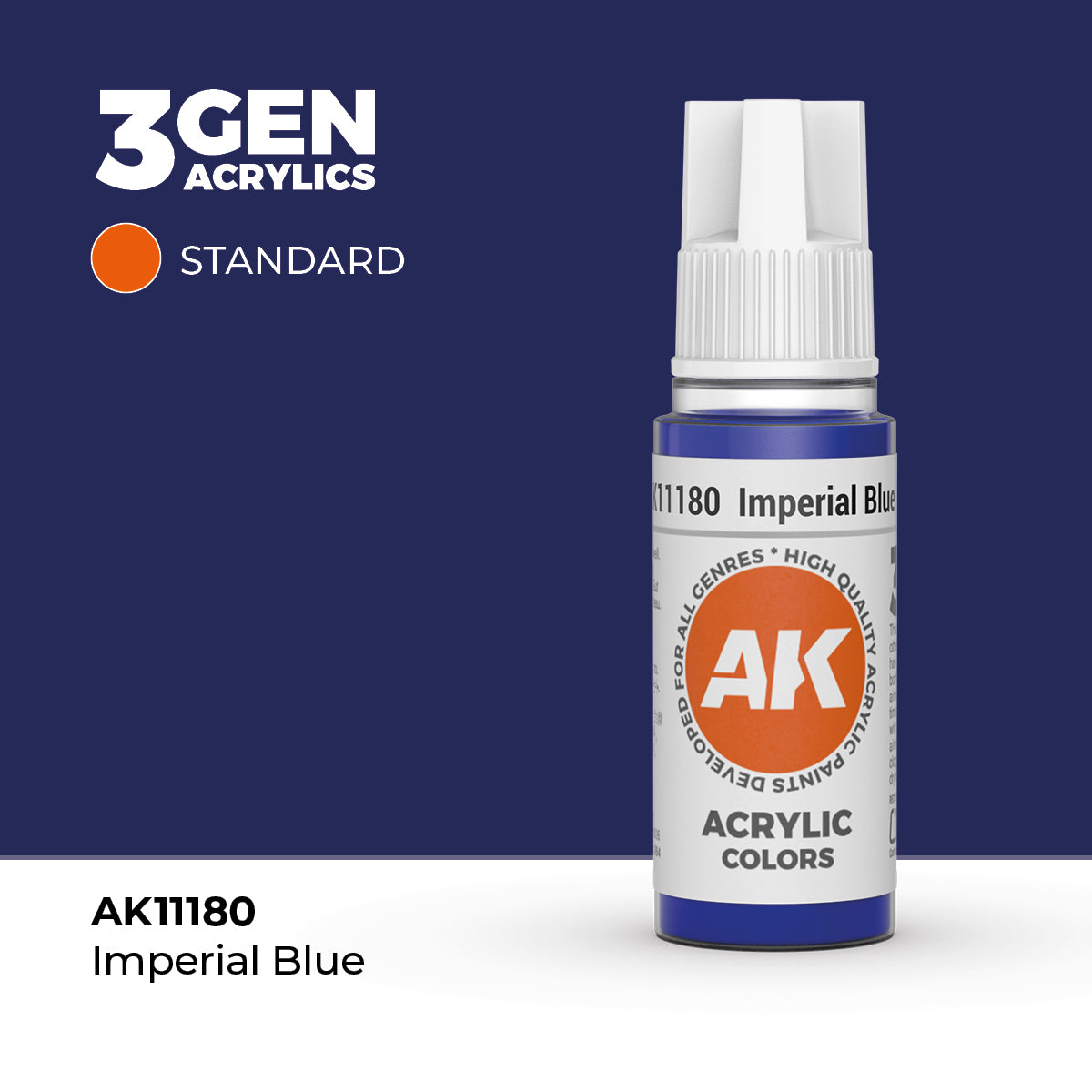 AK- 3GEN- Acrylics- Imperial Blue 17ml