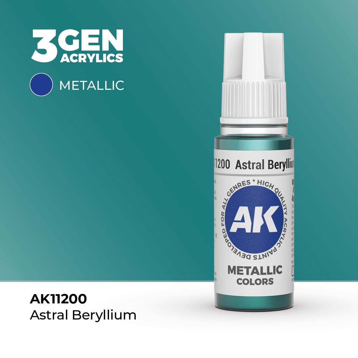 AK- 3GEN- Acrylics- Astral Beryllium 17ml