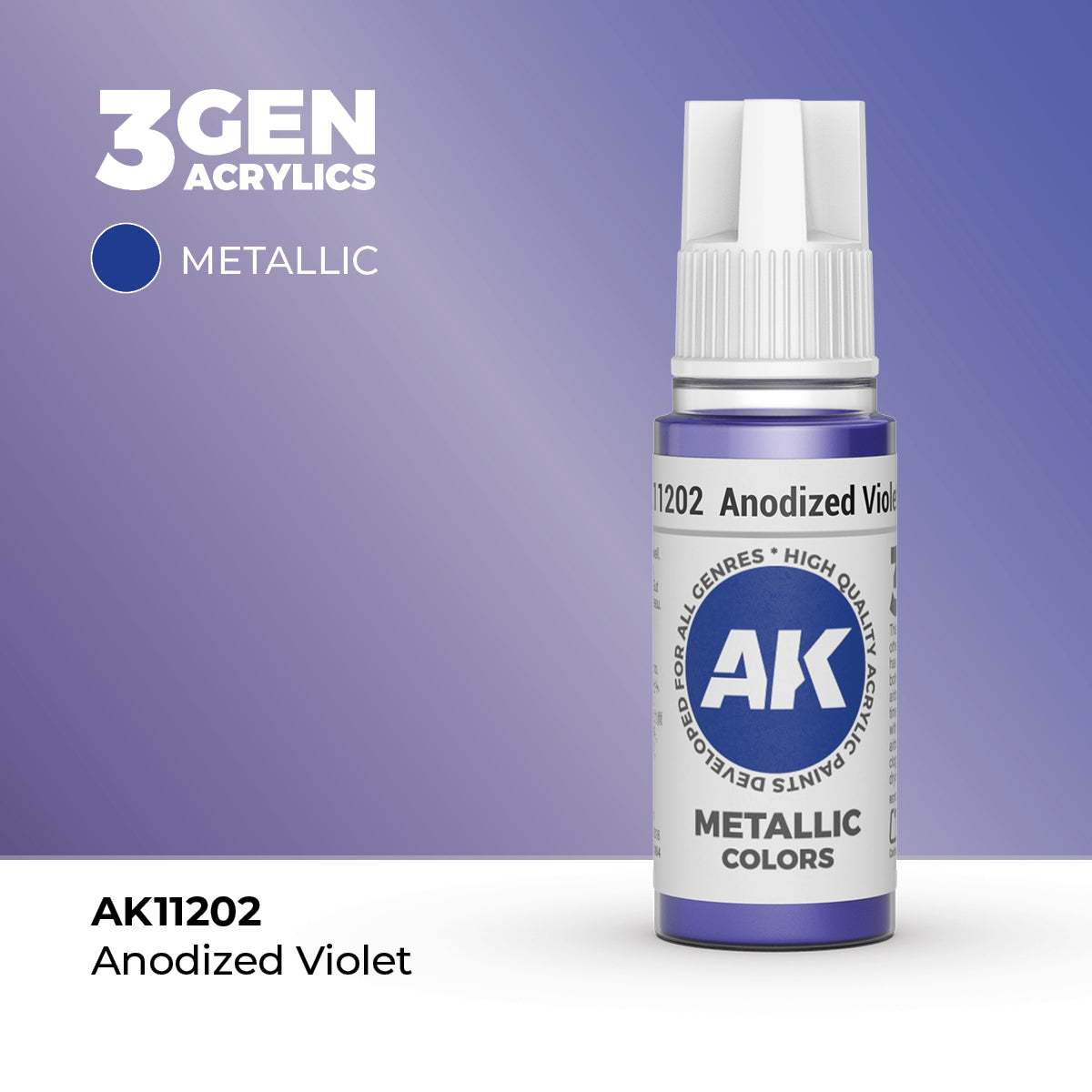 AK- 3GEN- Acrylics- Anodized Violet 17ml