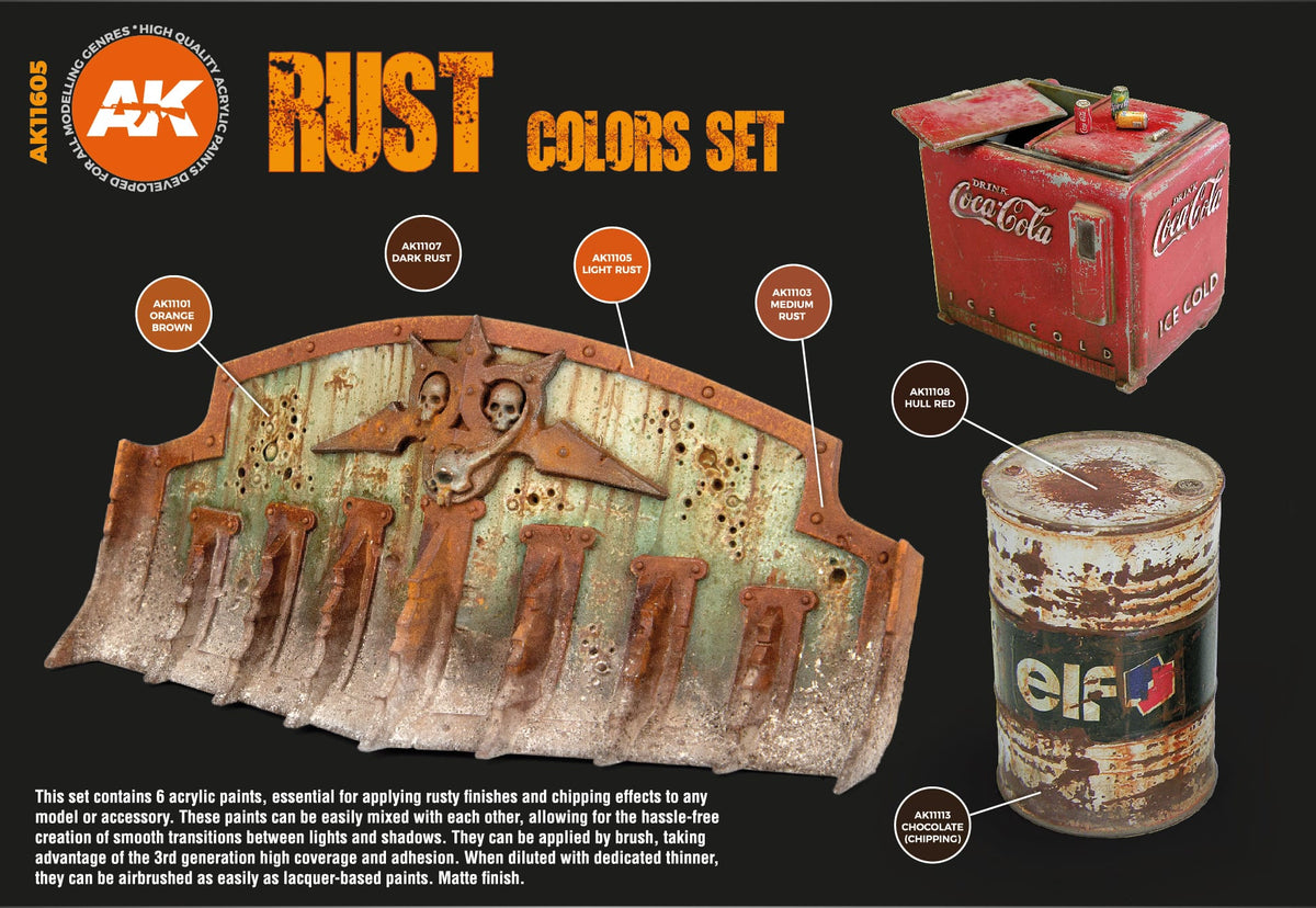 Acrylics 3GEN sets :Rust Set