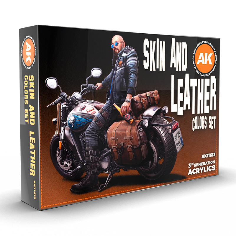 Acrylics 3GEN sets :Skin And Leather Colors Set