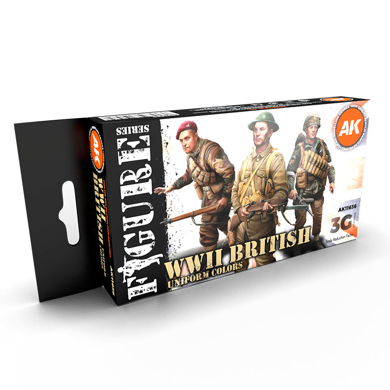 Acrylics 3GEN sets : WWII British uniform colors