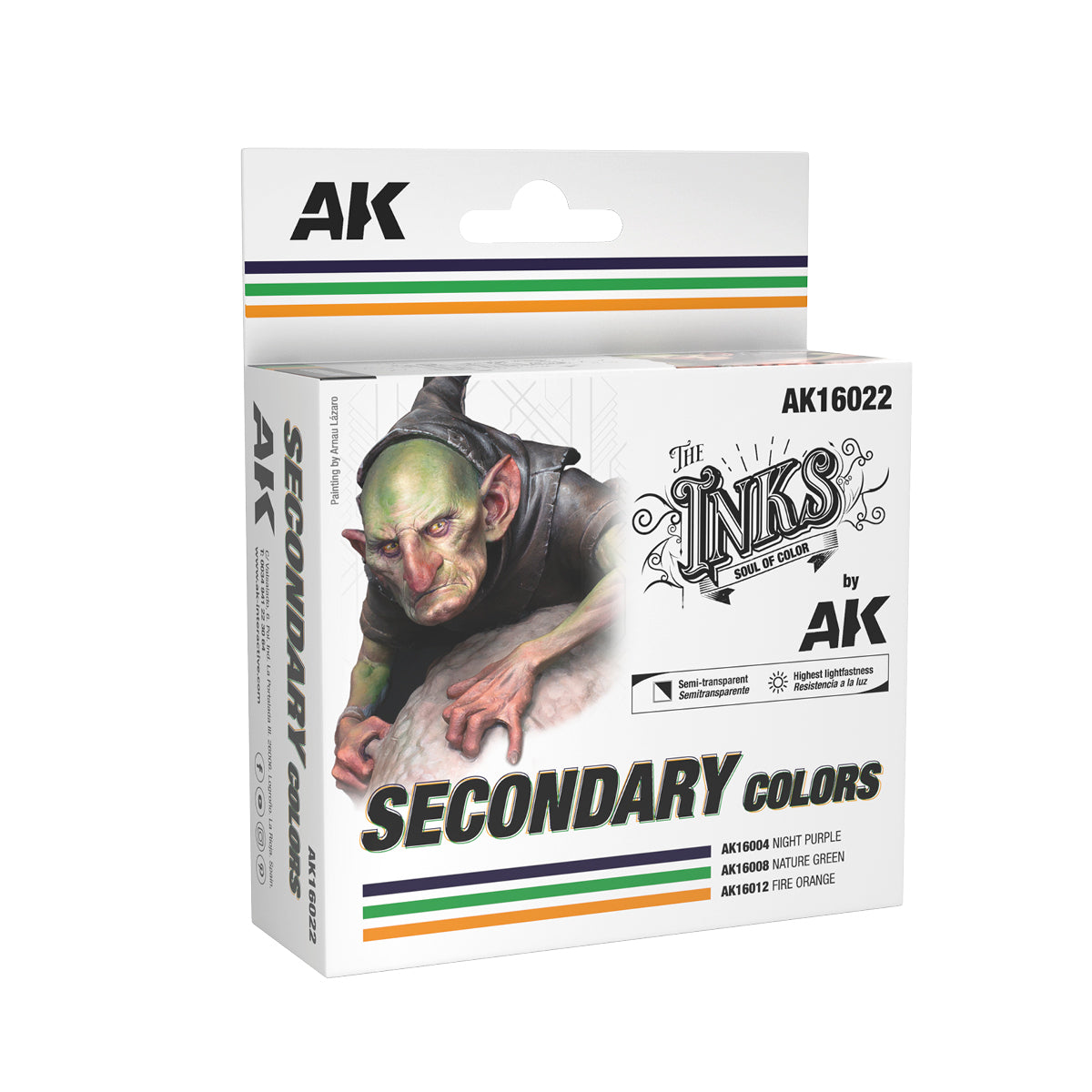 The Inks (encres) :Secondary colors set