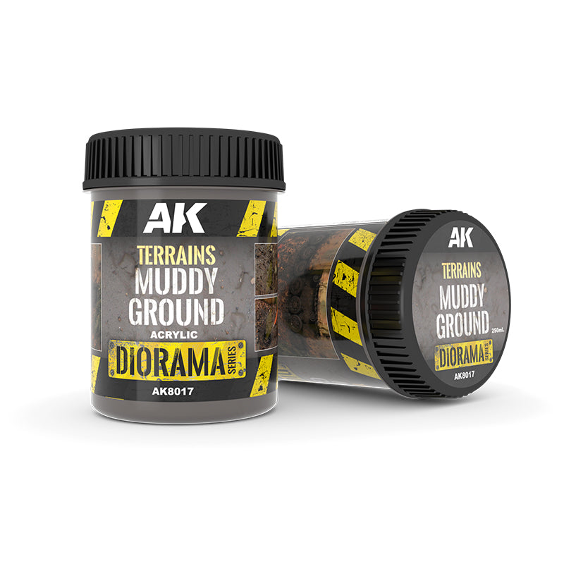 AK Interactive Diorama : Terrains muddy ground - 250ml (Acrylic)