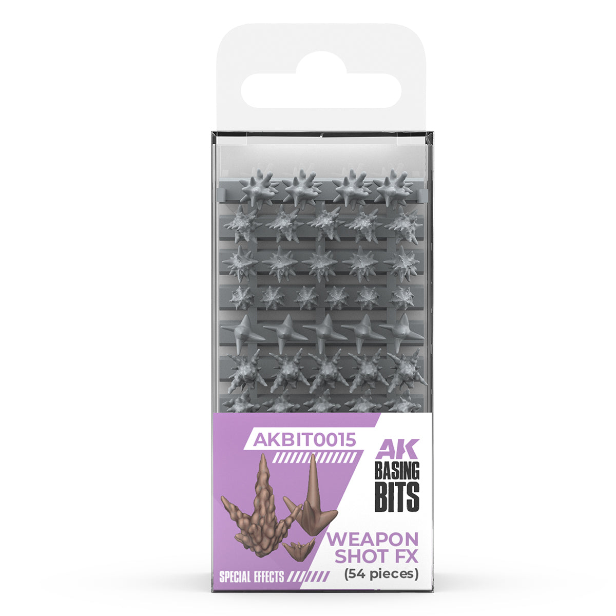 AK Interactive - Basing bits -  Special effects - Weapon shot FX /Effets de tirs d’armes