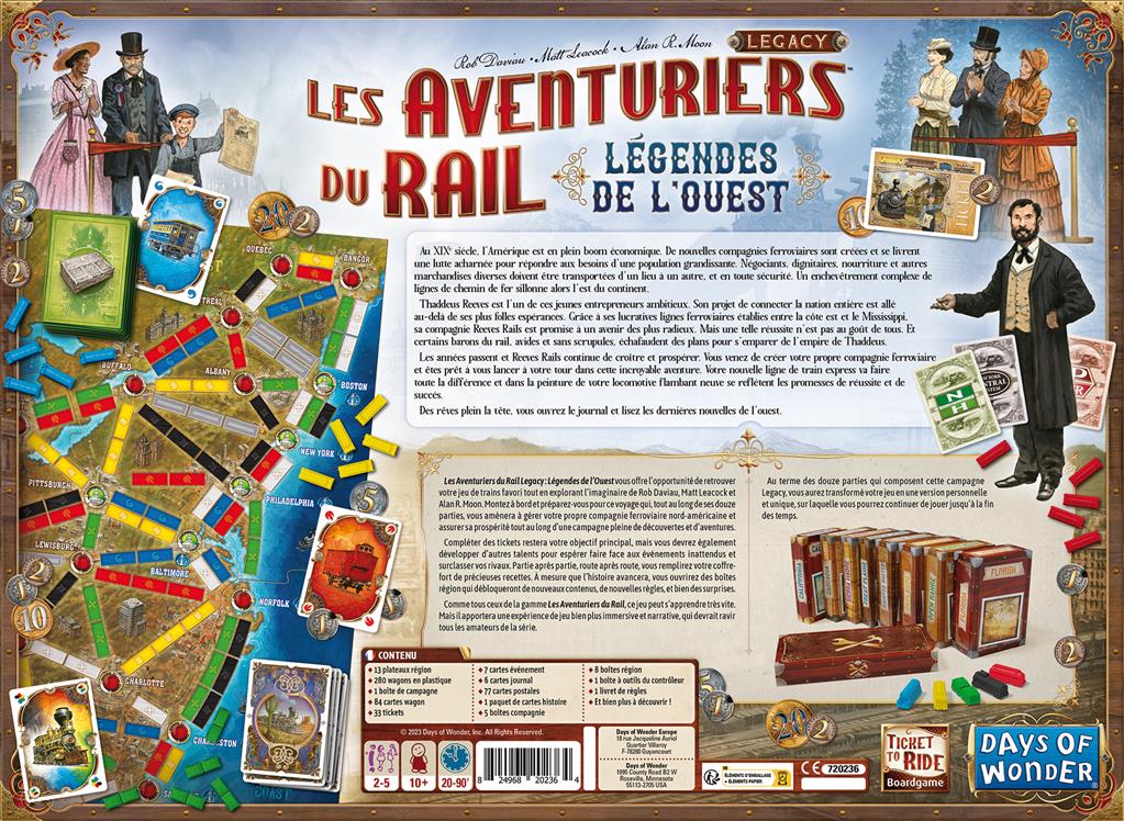 Les Aventuriers du Rail :Legacy