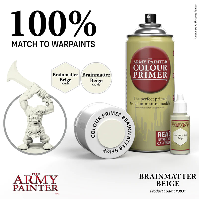 Army Painter - Bombes de sous-couche - Brainmatter Beige