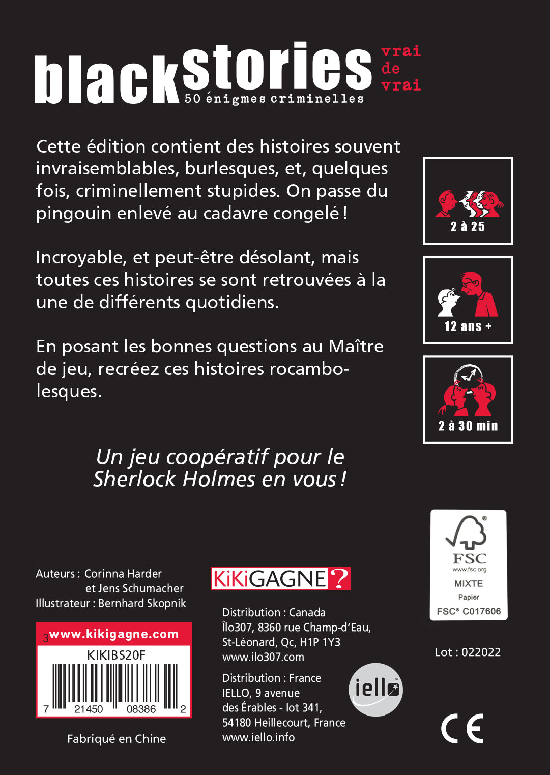Black Stories - Vrai de Vrai !