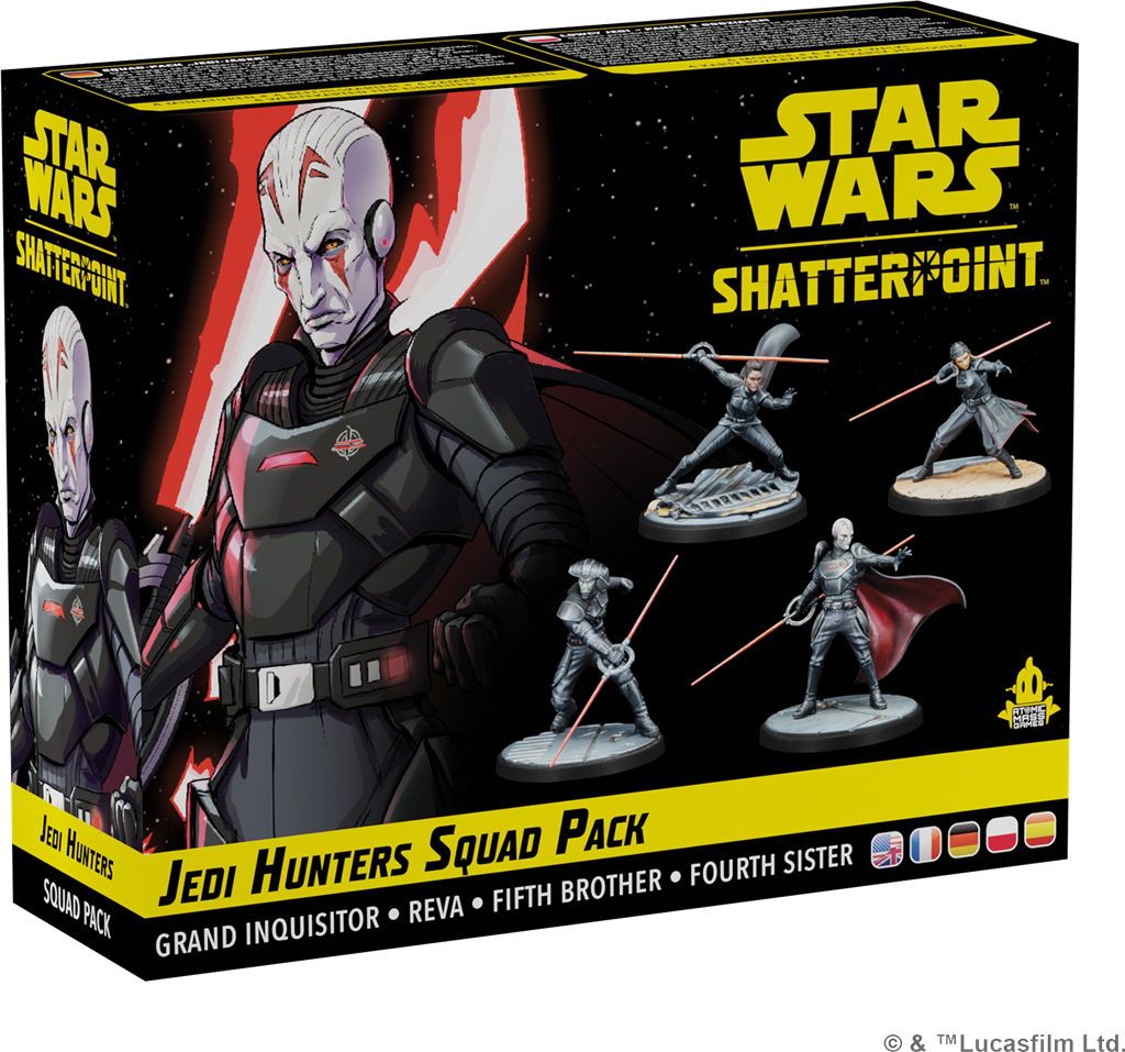 Boîte du set d'escouade Chasseurs de Jedi (Jedi Hunters) – Star Wars Shatterpoint