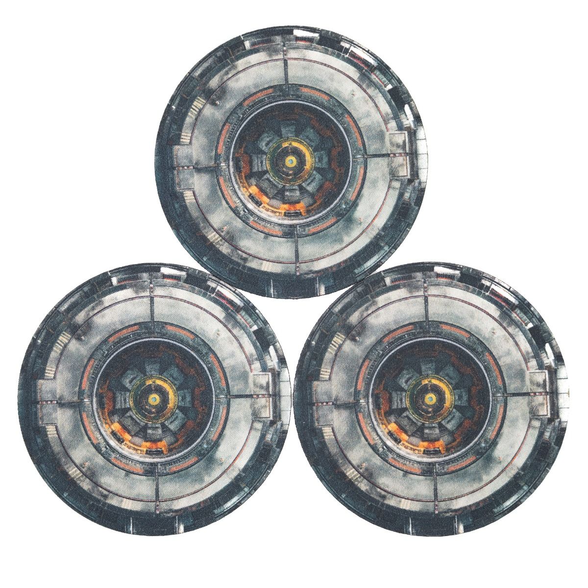 Core – Marqueurs d'objectif en caoutchouc pour Kill Team 9,1 cm / 3,6″