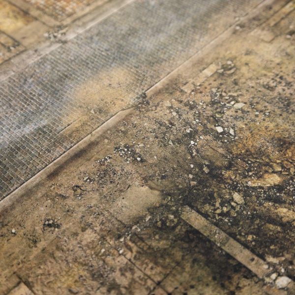 Desert Ruin – Tapis de jeu en caoutchouc simple face 44″x60″ / 112 x 152 cm