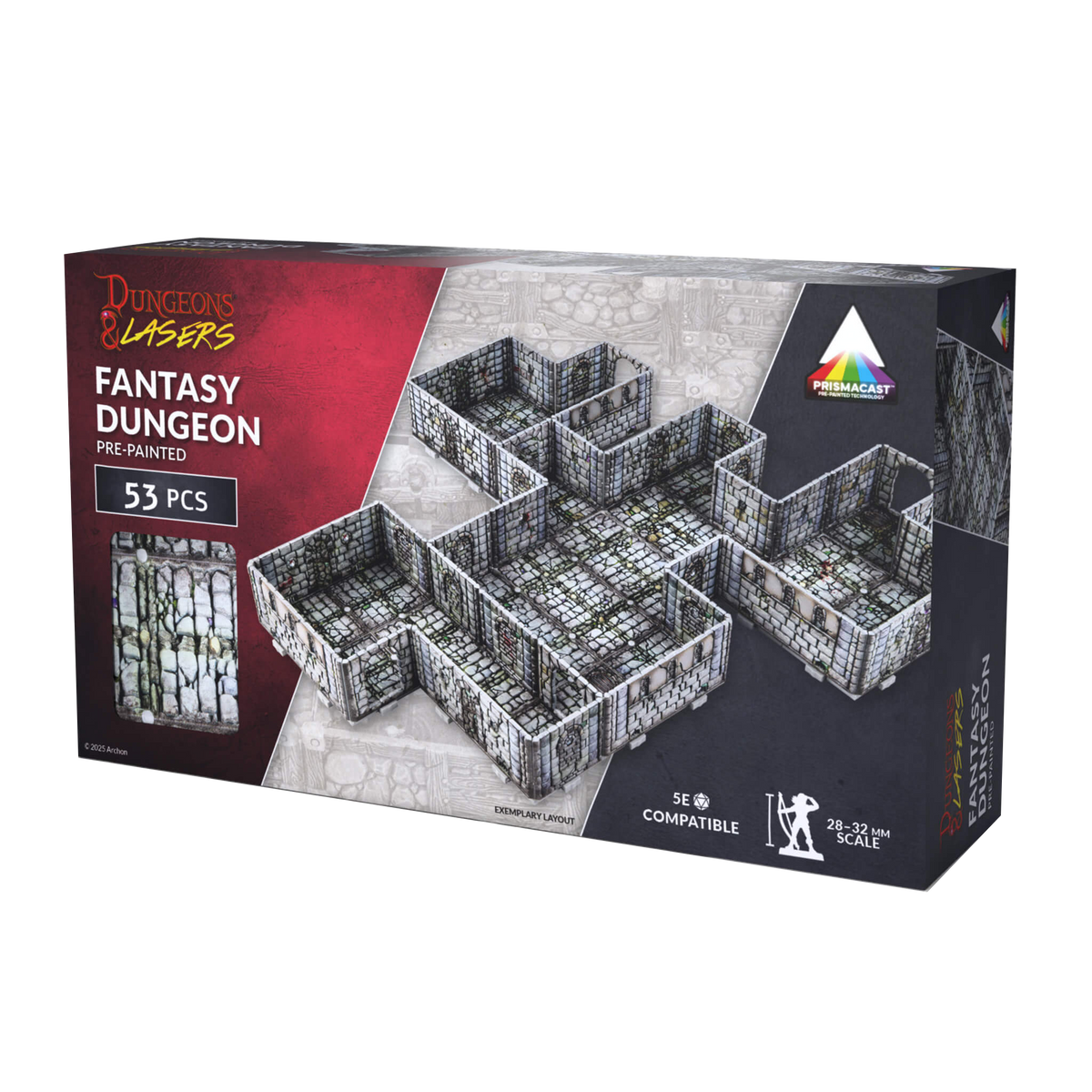 Dungeons & Lasers - Décors - Fantasy Dungeon Prépeint