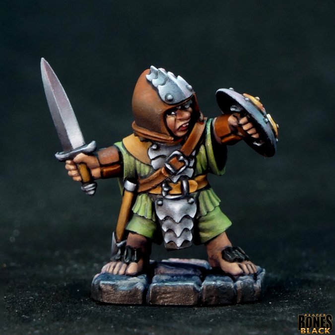 Reaper Miniatures : Halfling Fighter