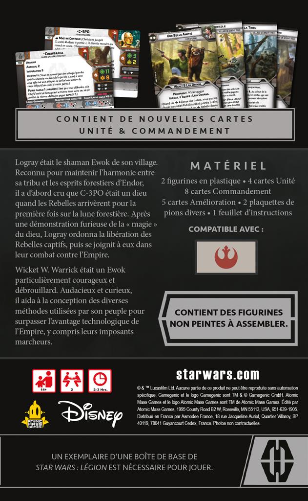 Star Wars Légion : Logray & Wicket (Extension Commandant)