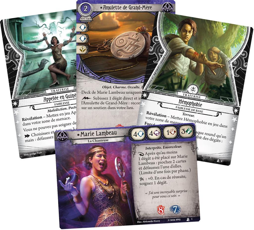Horreur à Arkham JCE : Marie Lambeau (Deck Investigateur) VF