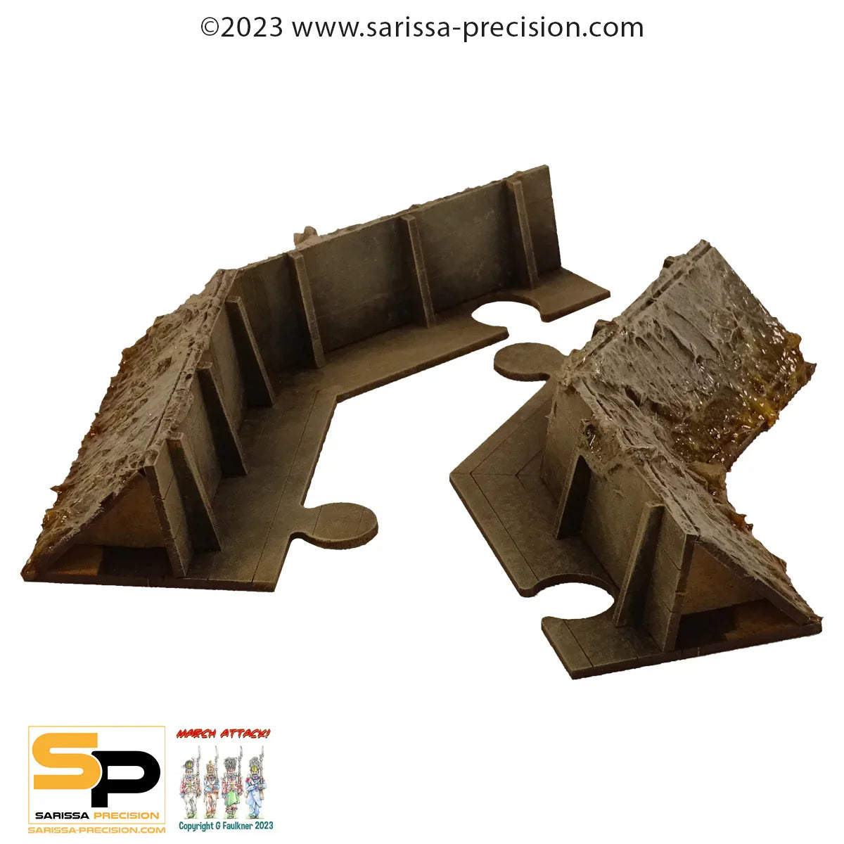 Sarissa Précision Trench System : Trench Angled Corner