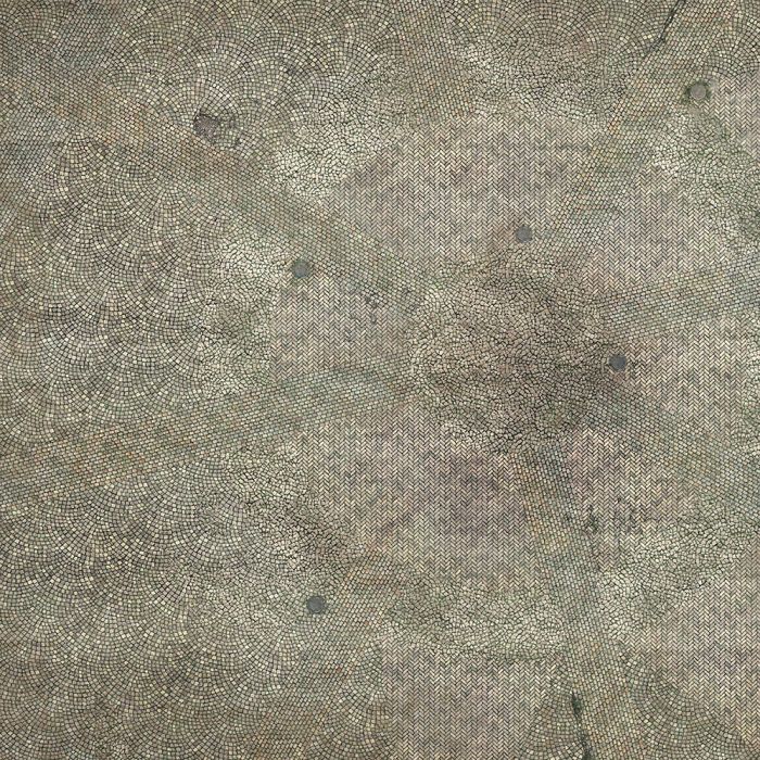 Paved Plaza – Tapis de jeu en caoutchouc simple face 36″x36″ / 91,5 x 91,5 cm