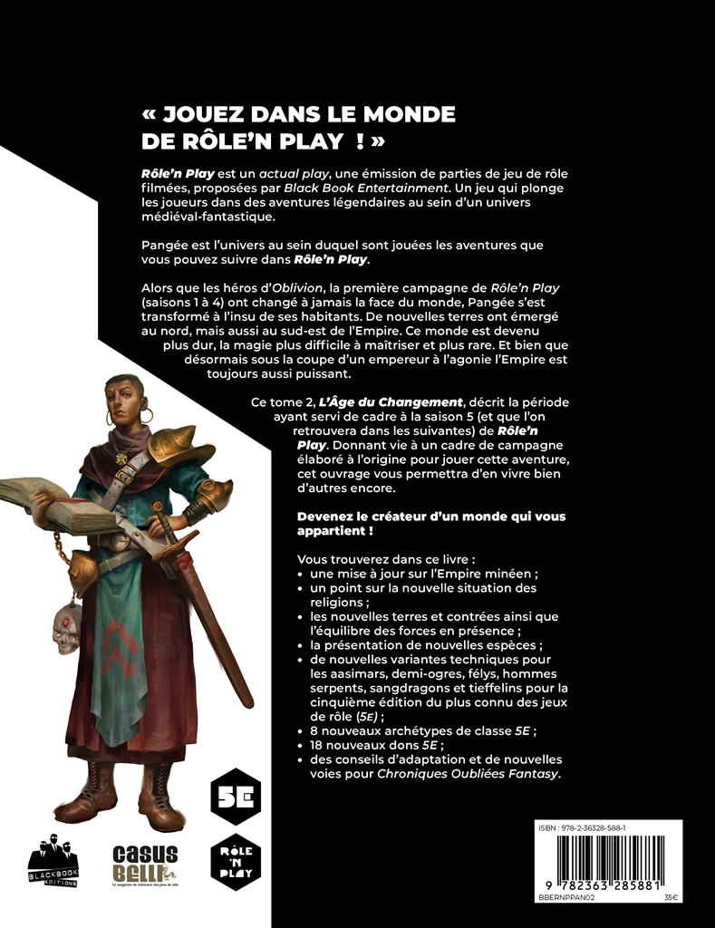 Rôle'n Play : Pangée 2 - L'âge du Changement