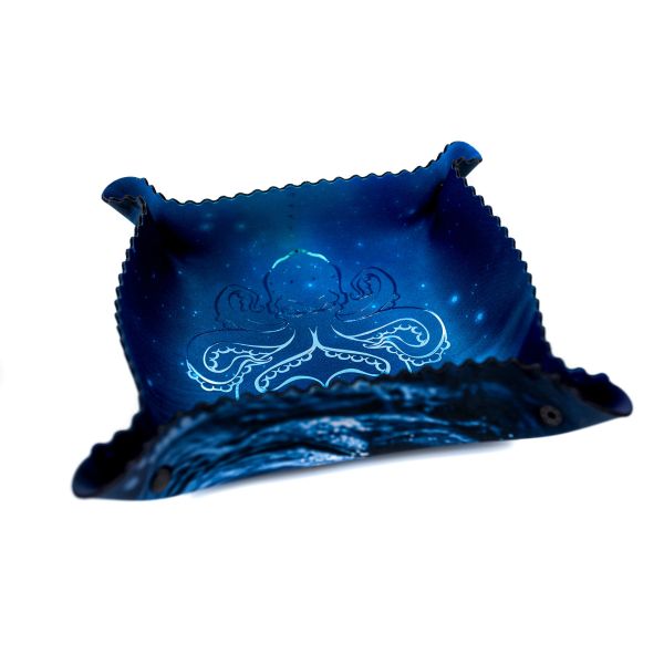 Piste à dés – Shiny Octopus – Premium Dice Tray with Holo trim