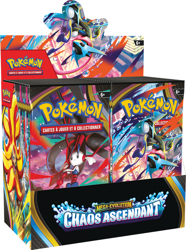 Pokémon ME04 : Boite de 36 boosters  Chaos Asscendant en Francais (Limité à un exemplaire par client)