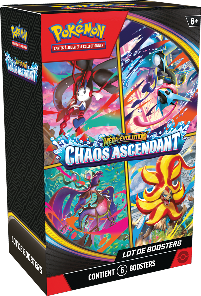 Pokémon ME04 : Bundle - 6 boosters Chaos Ascendant en Francais