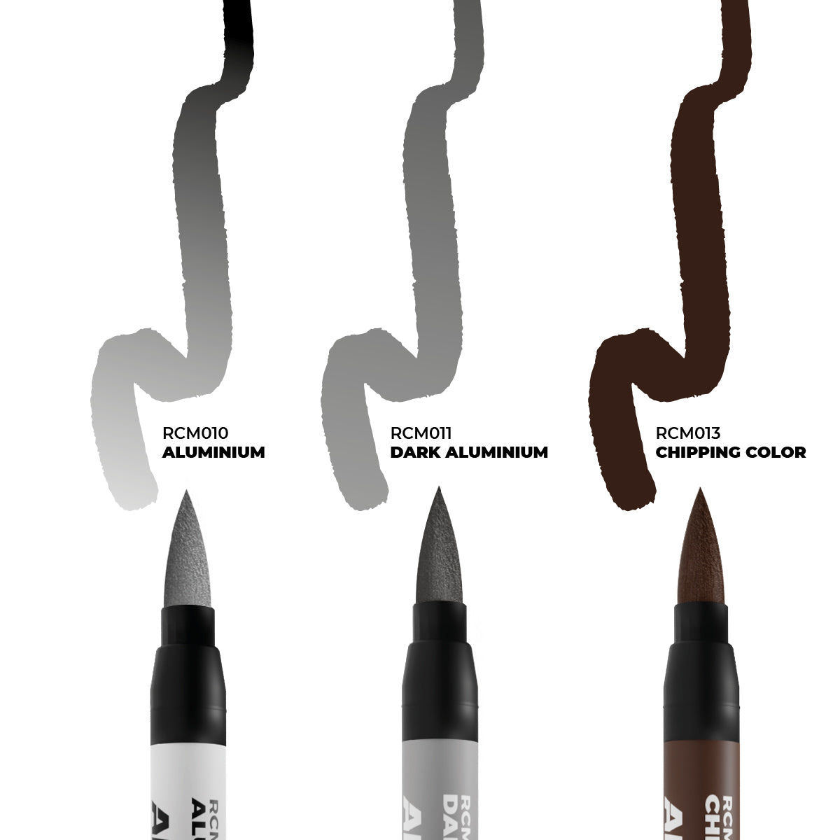 AK.Real.Colors.markers : CHIPPING - SET 3 REAL COLORS MARKERS