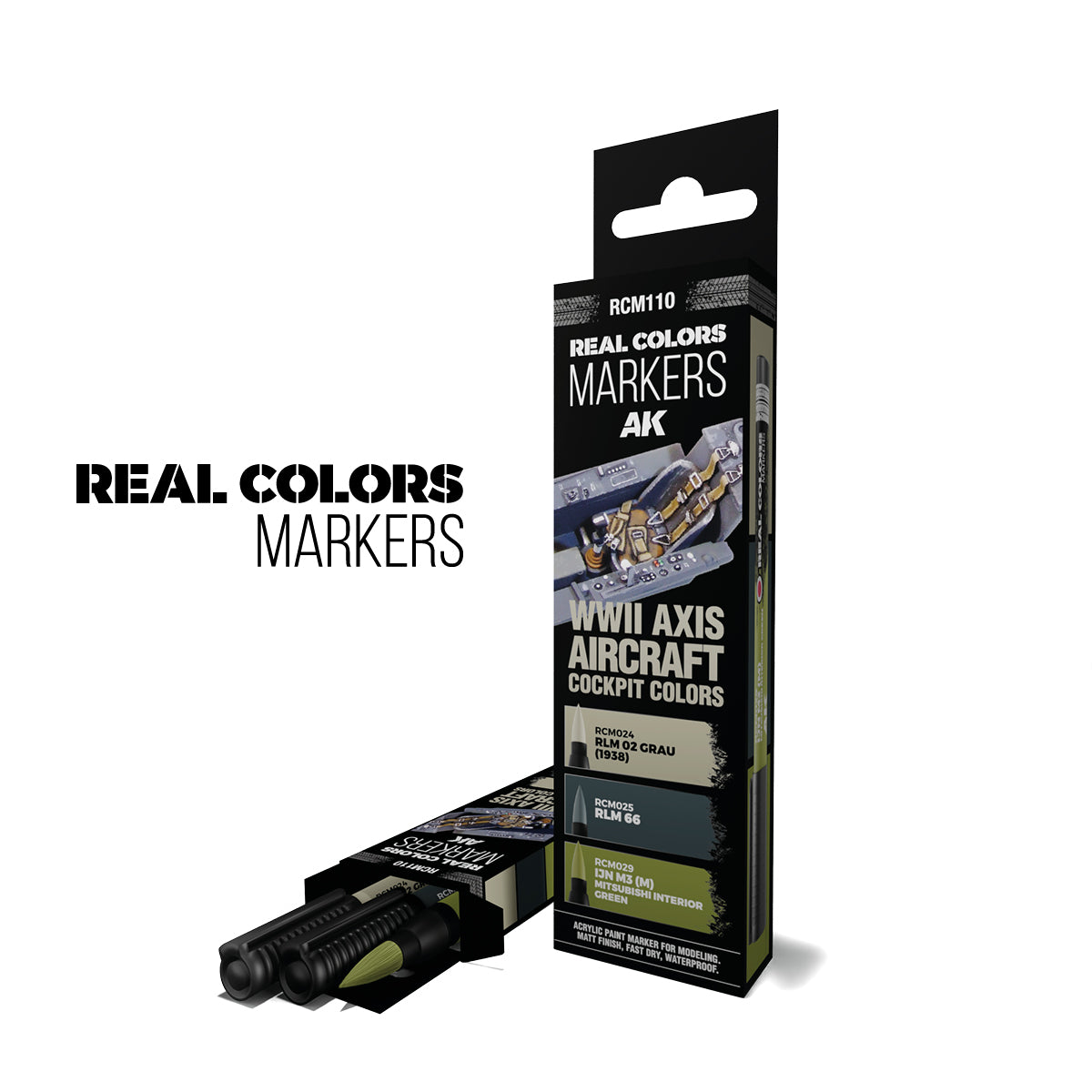 AK.Real.Colors.markers : WWII Axis aircraft cockpit colors