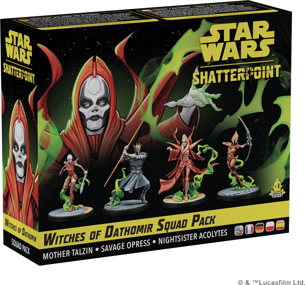 Boîte du set d'escouade Sorcières de Dathomir (Witches of Dathomir) – Star Wars Shatterpoint