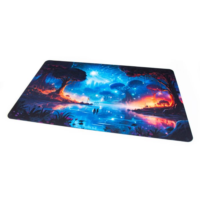 Tapis de jeu en caoutchouc pour jeux de cartes 24″x14″ / 61 x 35,5 cm – Lake