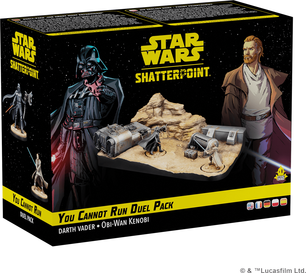 Boîte du set de duel Tu ne peux pas fuir (You Cannot Run) – Star Wars Shatterpoint