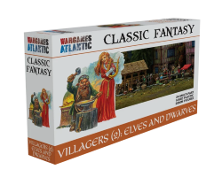WargamesAtlantic : ClassicFantasy / Villagers (2) : Elves & Dwarves