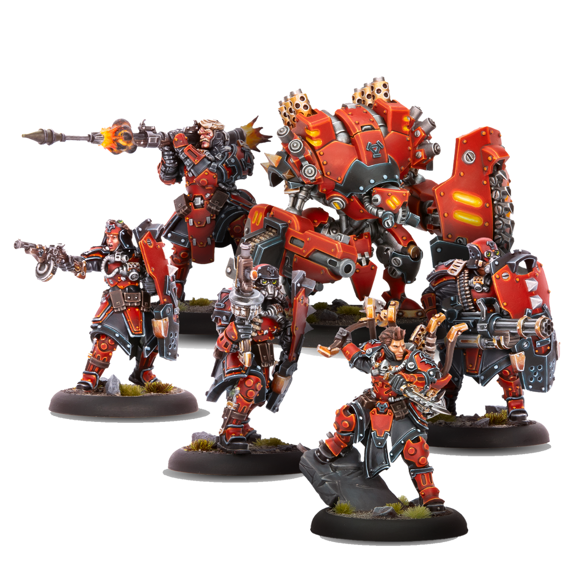 Warmachine - Khador - SKS-6 Command Cadre