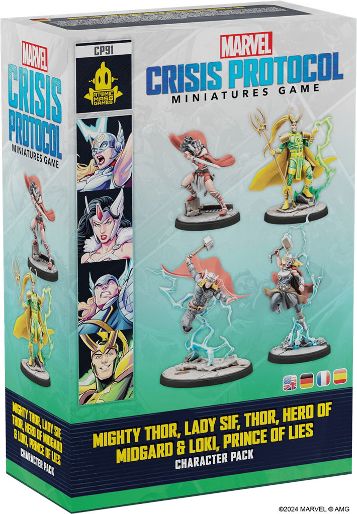 Marvel Crisis Protocol – Mighty Thor & Lady Sif (Pack de personnages Asgard)