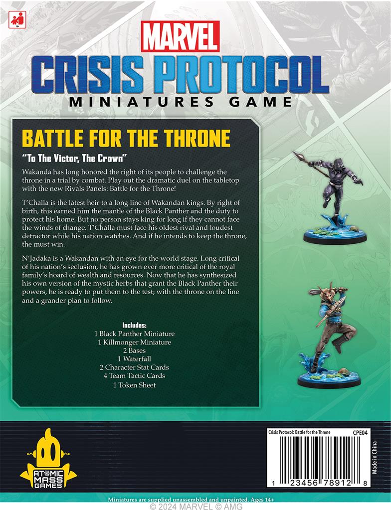 Marvel Crisis Protocol – Rival Panels Battle Throne (Terrain Pack)